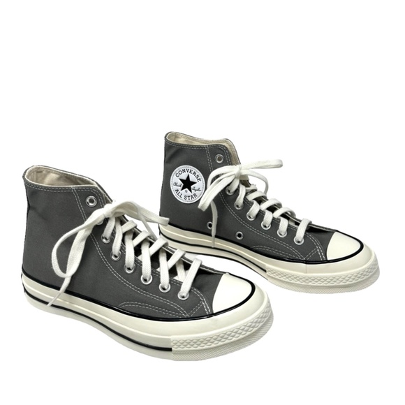 Converse Chuck 70 High Top Sneakers Skate Women's Casual Gray Canvas A05584C - Picture 4 of 10